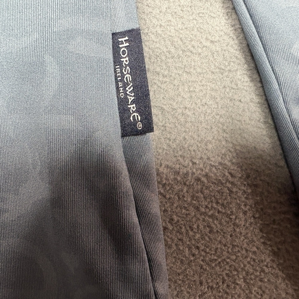 Horseware Ireland Size XL Keela Base Layer Top Blue Mock Neck Equestrian Stretch - Picture 5 of 9